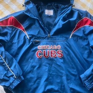 Chicago Cubs Quarter Zip Travel Windbreaker Jacket